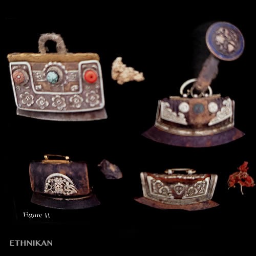 Ancien pendant de châtelaine mongole – Image 14