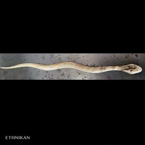 Ancienne parure de cheveux ethnie Naga Nagaland birman serpent