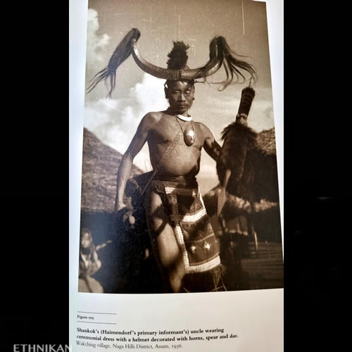 Ancien LANKHUTI lengta rare cache-sexe Naga – Image 6